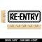 Re-Entry Event Club Bar Self-Inking Rubber Stamp Ink Stamper for Business Office